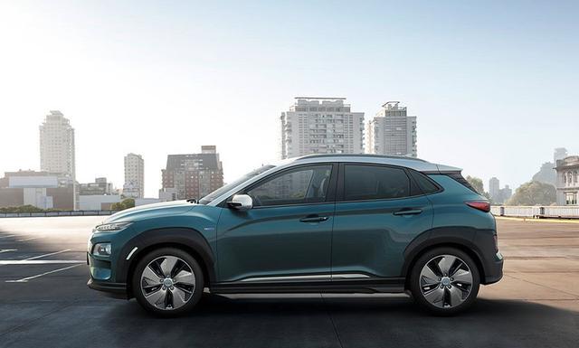 现代汽车正式发布了KONA EV车型官图