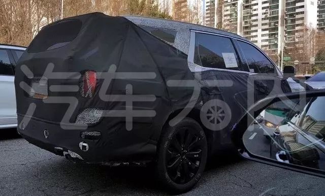 维拉克斯继任者,现代旗舰8座SUV量产版路测
