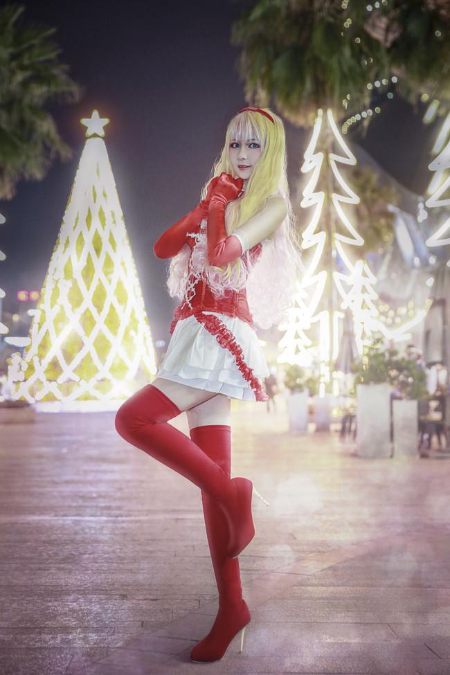 【美女cos】雪露圣诞—雪莉露·诺姆 小姐姐是好梦幻的仙女