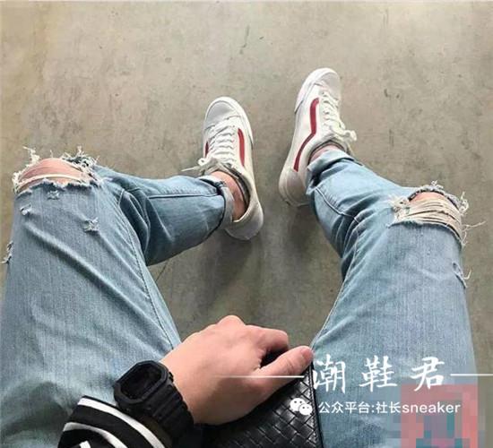 万斯36周年GD权志龙上脚同款万斯白红开箱测