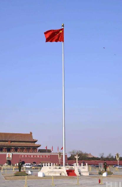 天安门升旗台边上出现一台空调主机, 这啥情况啊! 干啥用?