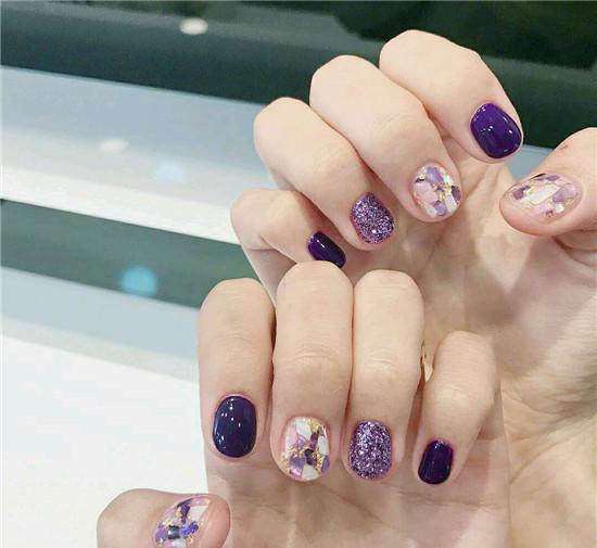 短指甲美甲图片大全 好看的短指甲美甲款式