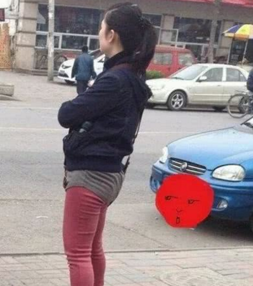 搞笑图片:妹子,你的穿衣搭配在街上回头率肯定高吧