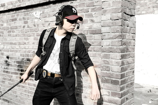 坦克纹尼龙免检防过敏战术腰带