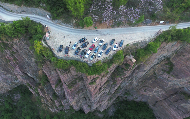 4月28日·郭亮,王莽岭太行七大挂壁公路全景穿越