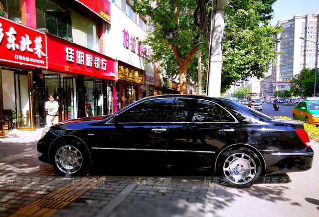 红旗盛世改装迈巴赫大饼轮毂 外观改装