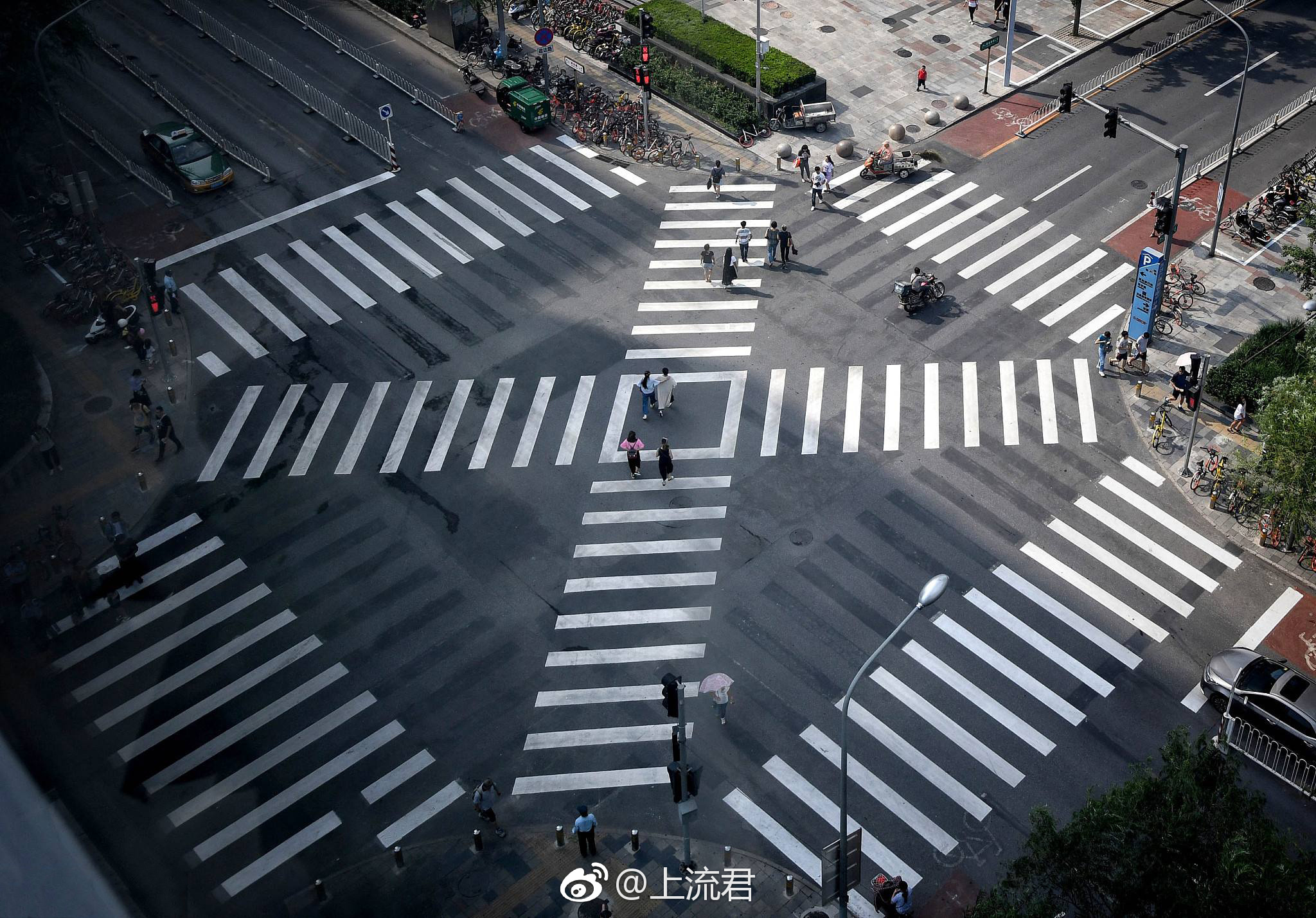 北京、上海、东京。哪个全向十字路口你最中意