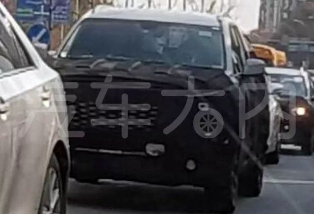 维拉克斯继任者,现代旗舰8座SUV量产版路测