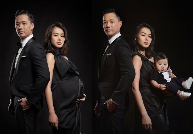 胡杏儿老公晒8个月大的儿子，小肉腿柔韧度强，颜值太高了！