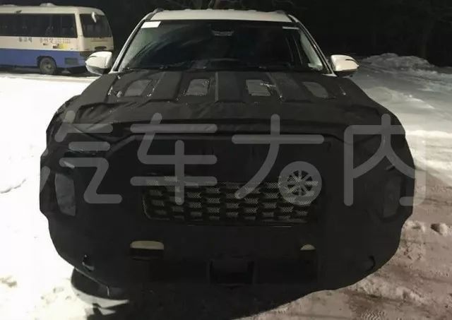 维拉克斯继任者,现代旗舰8座SUV量产版路测