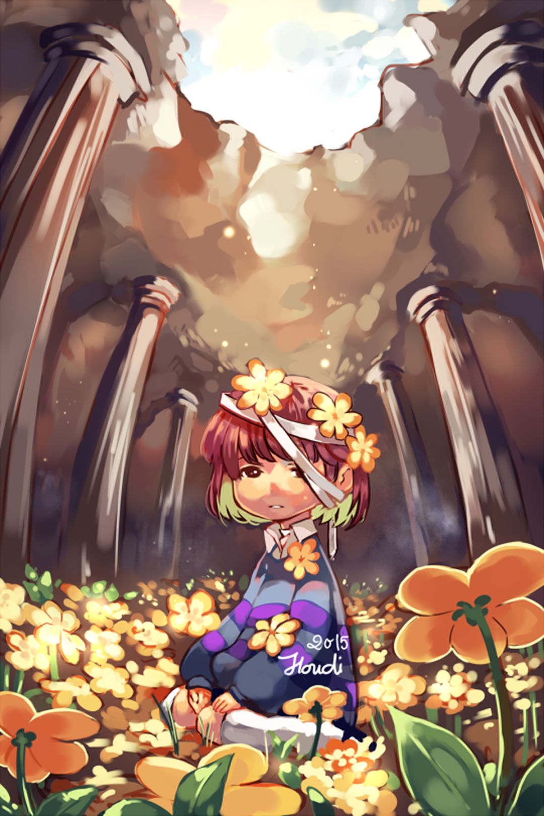 本期壁纸为frisk