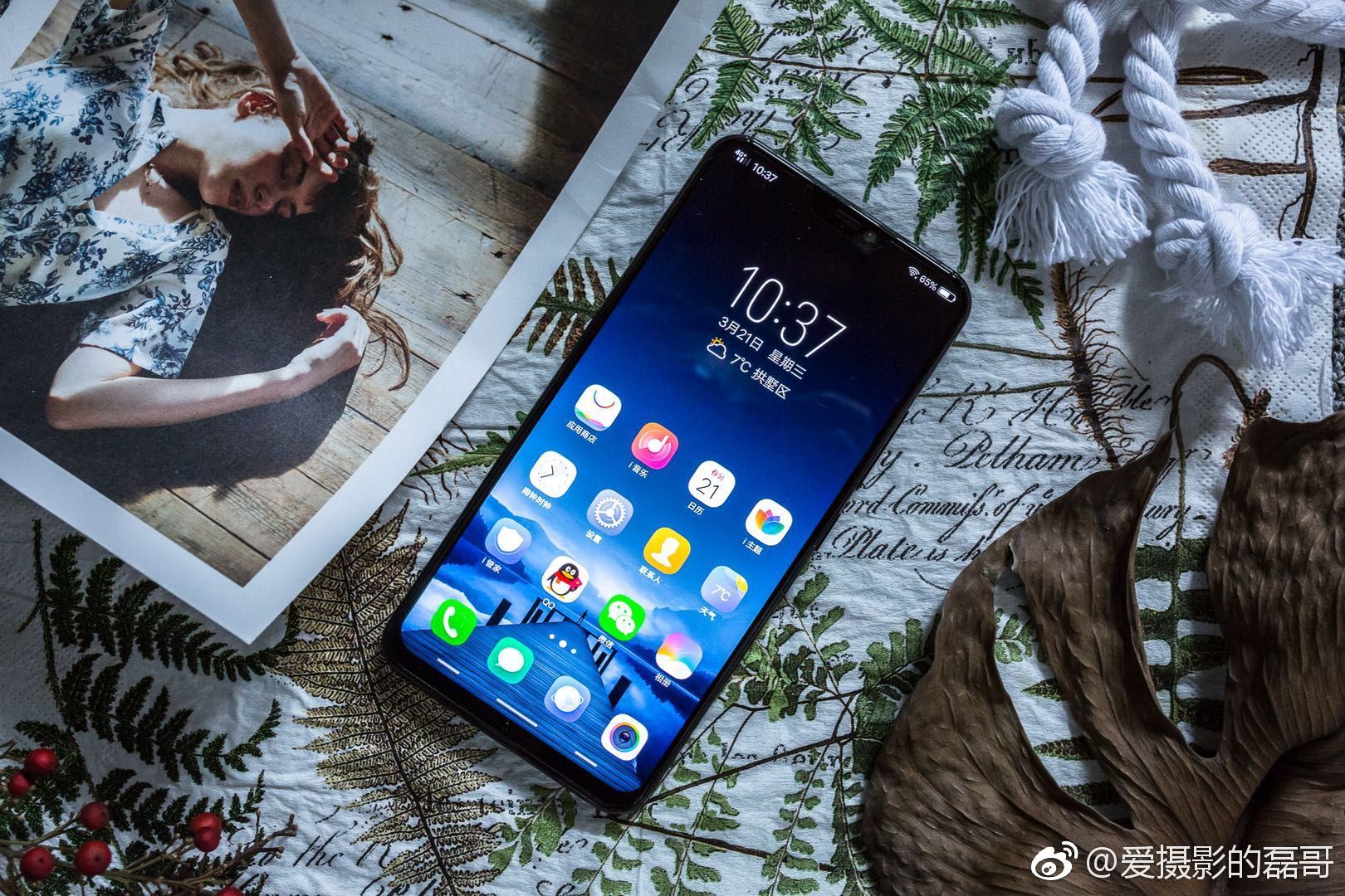 vivoX21图片,vivox21前置摄像头 vivo x21 开箱了解一下