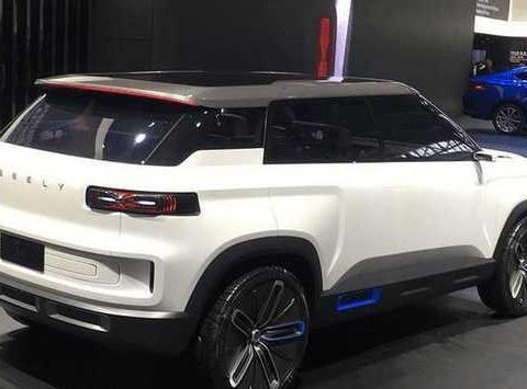 吉利全新SUV亮相，车标大变样，外观酷似路虎揽胜