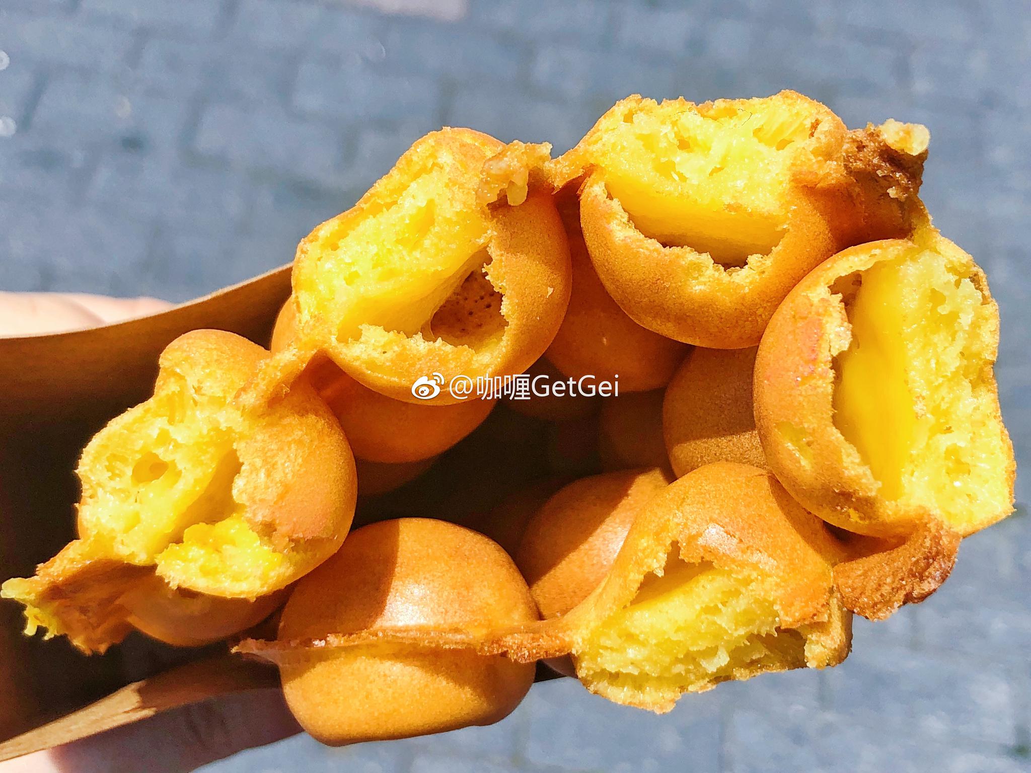 桂源铺的新品北海道牛乳鸡蛋仔('')*鸡蛋仔融入