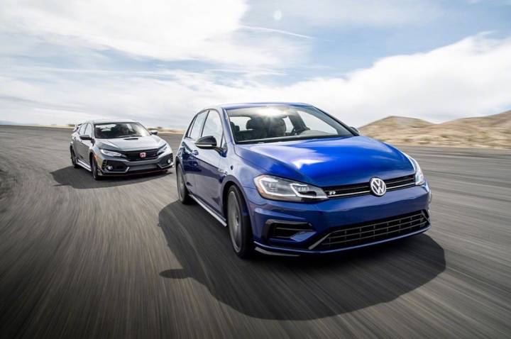 午饭后,炫酷思域+高尔夫R+福克斯RS靓图来一