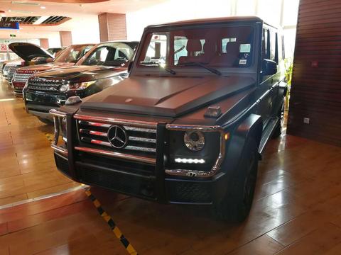 17款奔驰G550双拼黑棕内饰 外观更强悍！