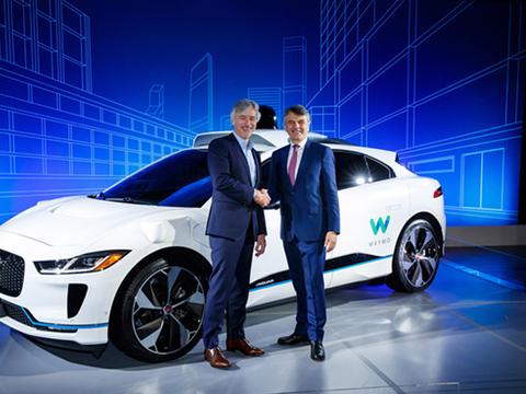 谷歌自动驾驶公司终于出招，联手捷豹推出I-Pace 自动驾驶车队