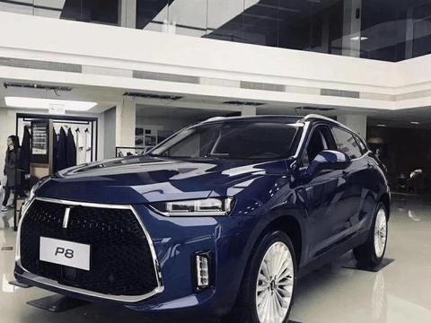 前脸超大嘴进气格栅, 长城造新能源轿跑SUV, 竞争比亚迪唐二代