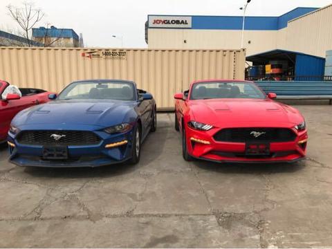 2018款加版福特野马敞篷2.3T标准版现车足颜色齐挥泪甩卖