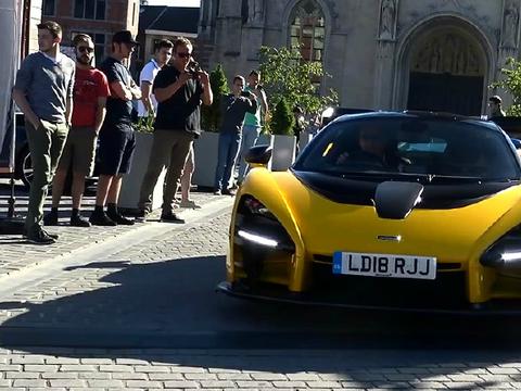 聚会上来一台迈凯伦跑车，其它跑车都没人看，网友，比P1还牛