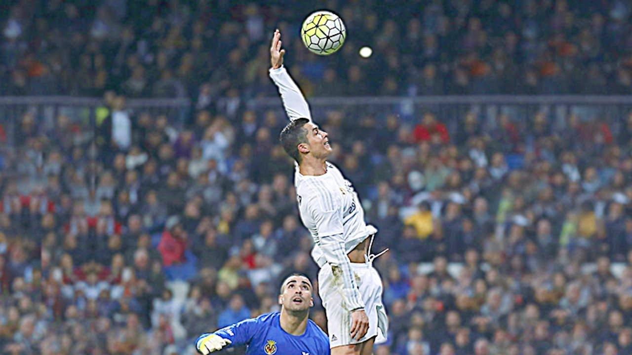 C罗凌空抽射破门无奈手球在先进球无效