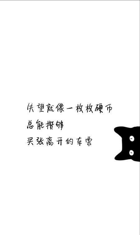 八,失望就像一枚枚硬币,总能攒够,买张离开的车票.