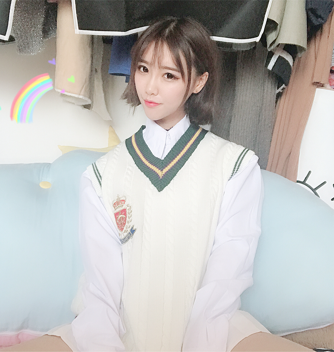 一位超级漂亮的空中乘务员.毕业于南京师范大