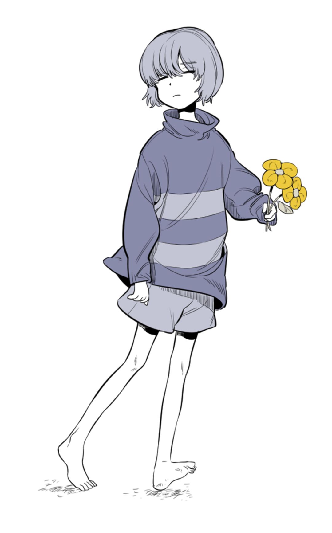 本期壁纸为frisk