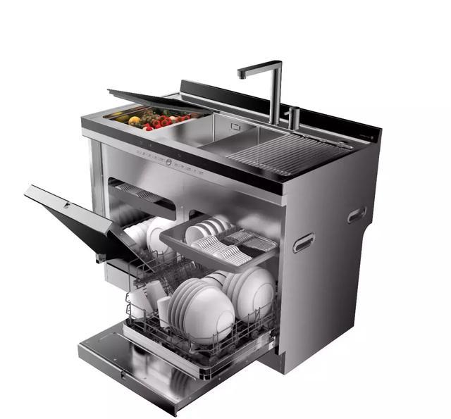 火星人集成洗碗机D7,厨房所有清洗问题都能一