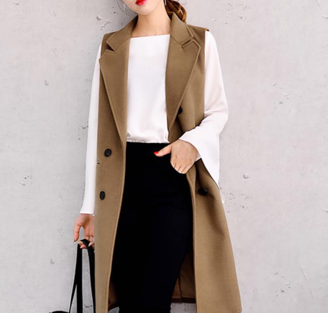 西装马甲怎么搭配好看?中长款马甲外套搭配