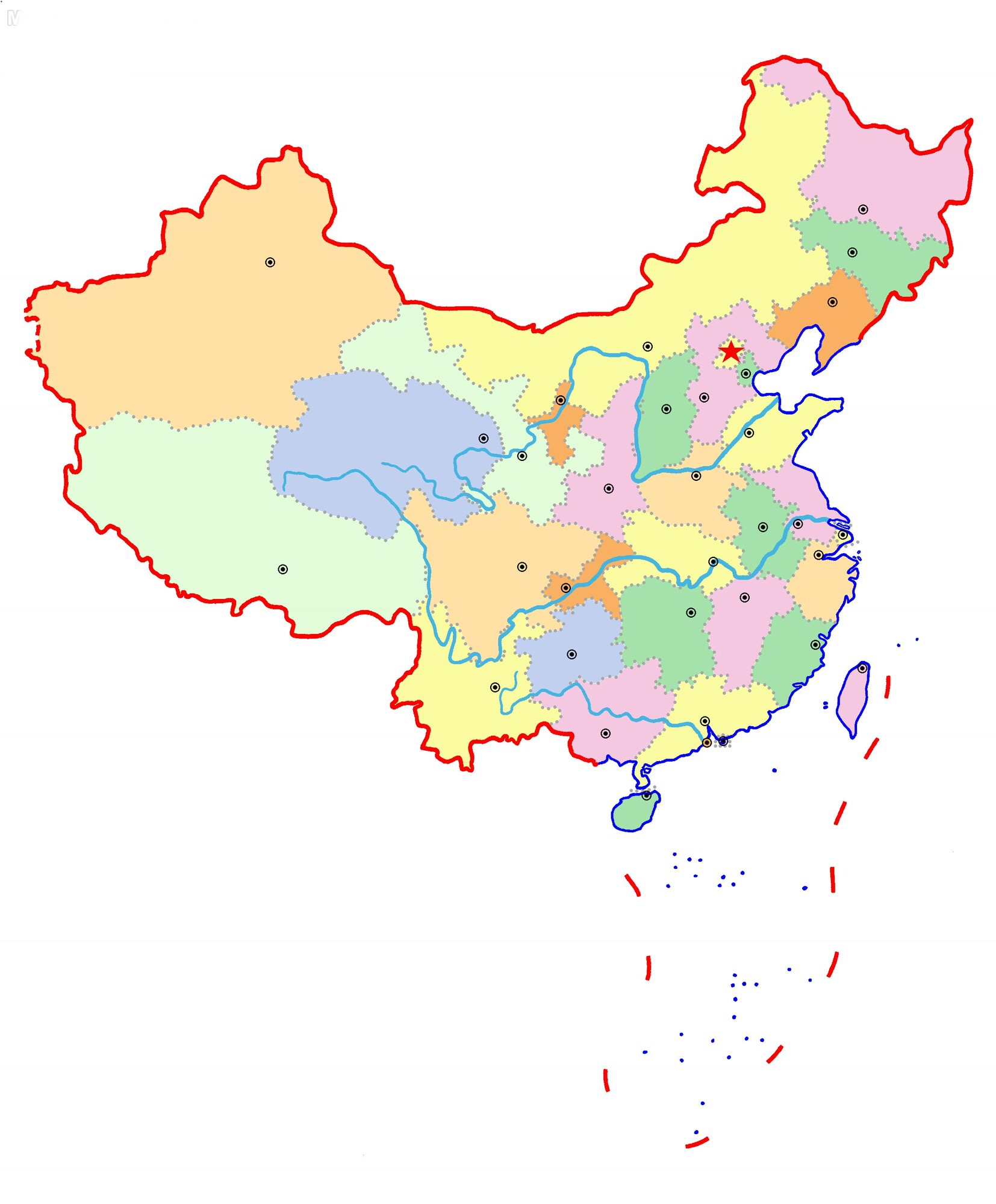 中国地图全图,中国地图全图图片_资讯频道