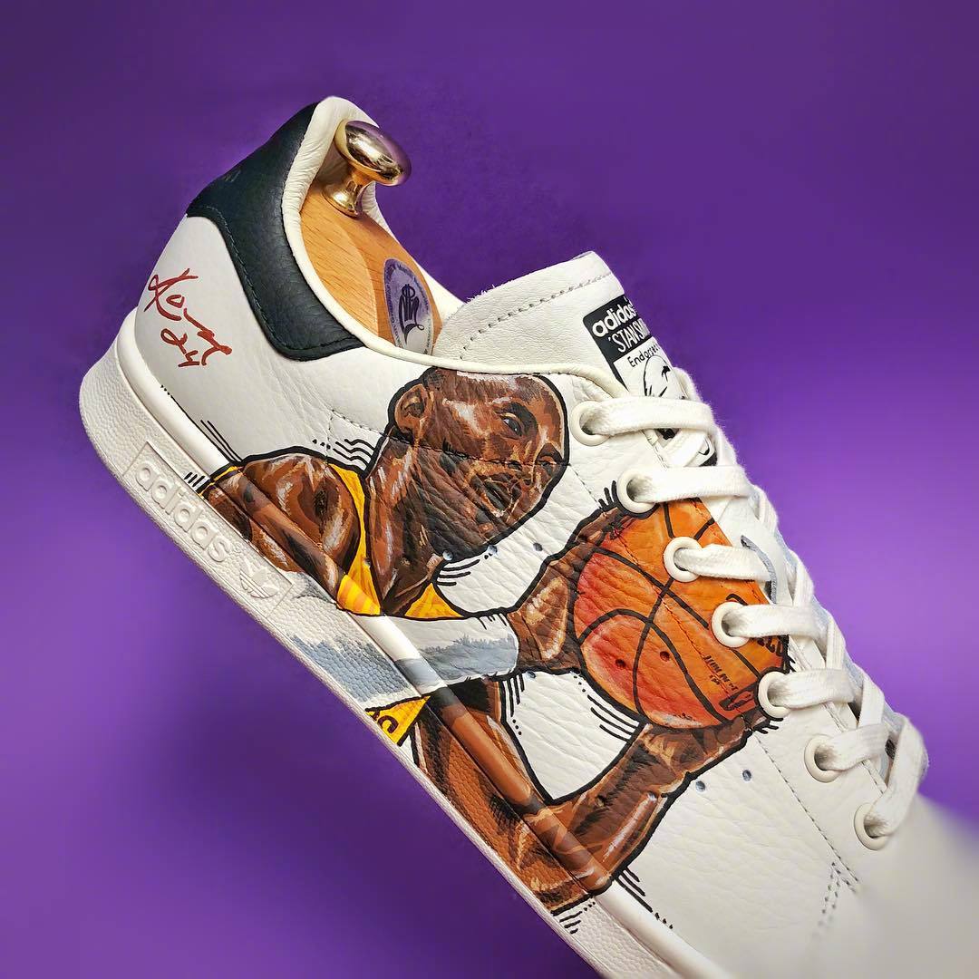 科比adidas logo,adidasneologo 定制师diy的科比主题adidas stan smith.