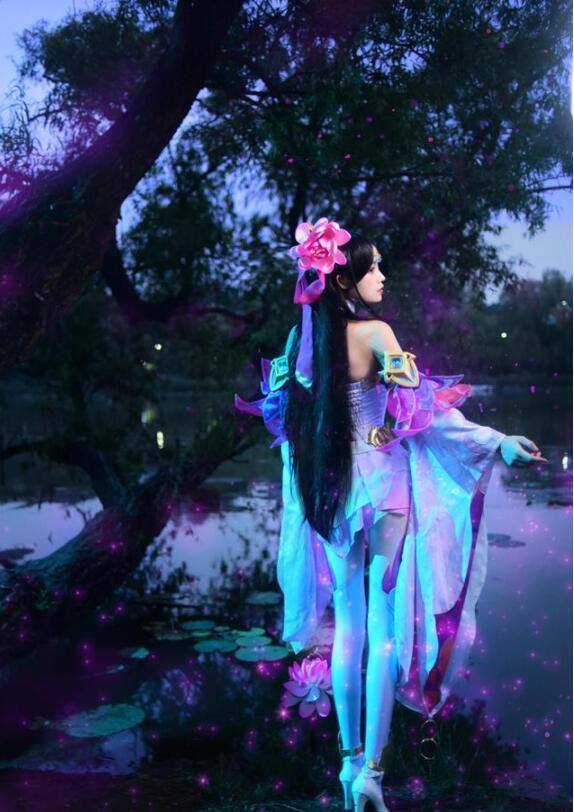 王者荣耀: 目前见过最美的貂蝉cosplay, 颜好腿长身材