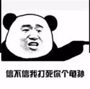 斗图表情包:熊猫头怼人表情包