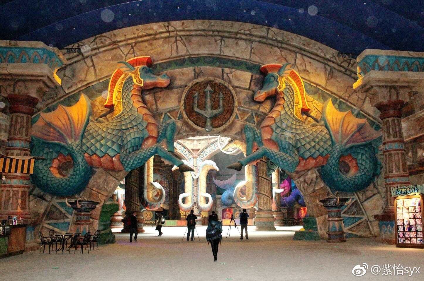 波塞冬水上王国,一个神话的世界。位于哈尔滨