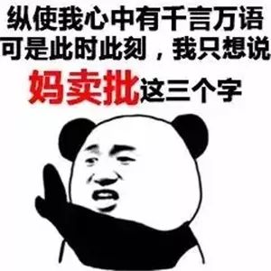 斗图表情包:熊猫头怼人表情包