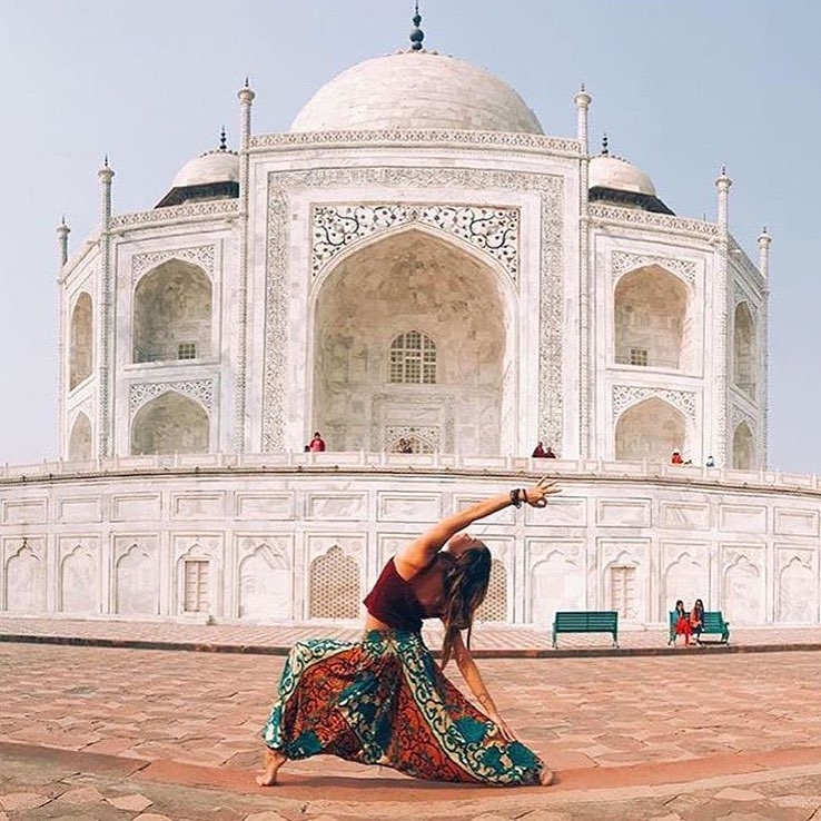 健身达人的体式照可真美,练瑜伽让你多解锁姿