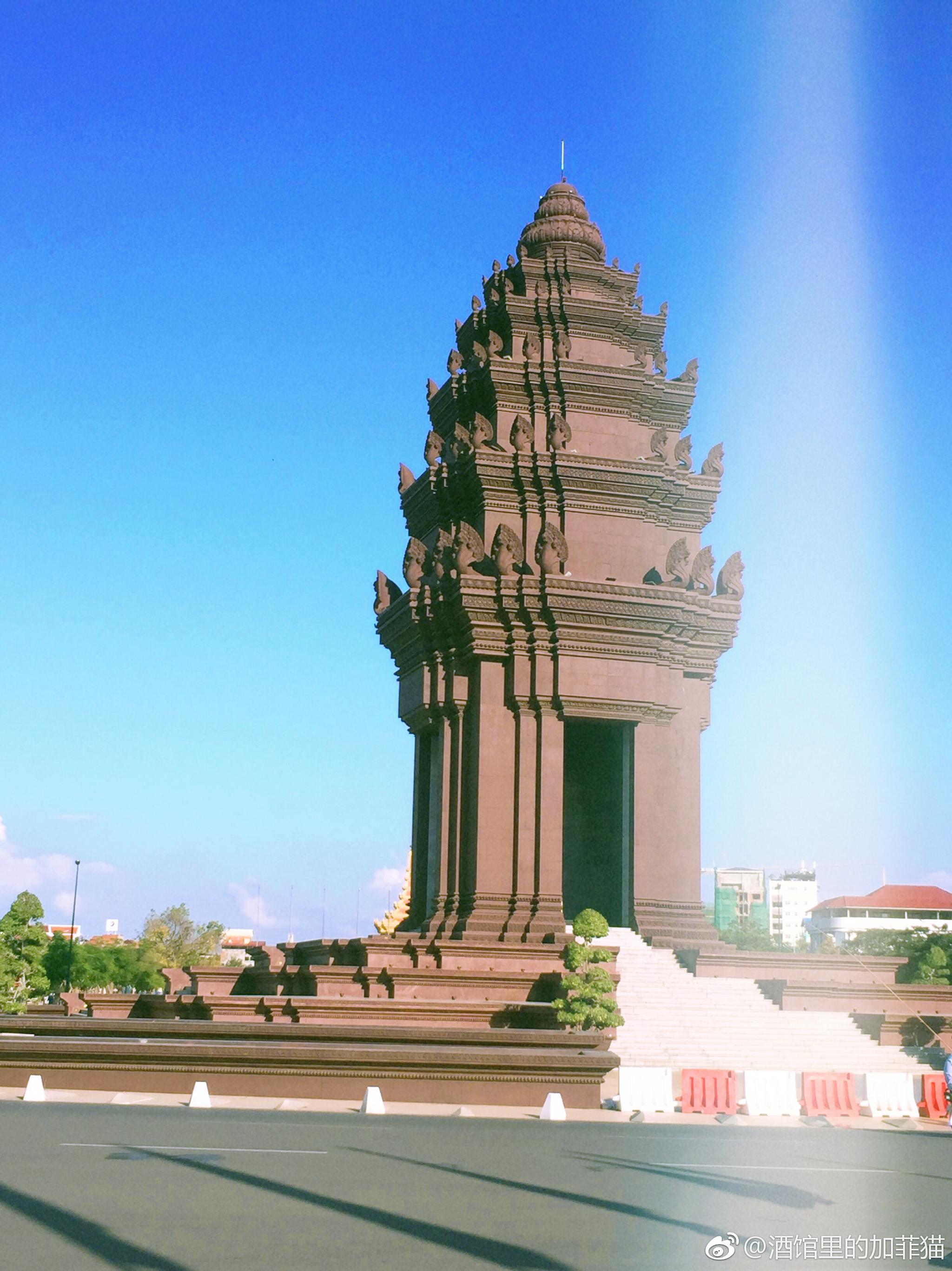 柬埔寨金边金边皇宫、国家博物馆独立纪念碑,