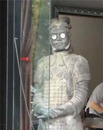 精彩的搞笑图片每日一笑第五十六期|立正|兵马俑