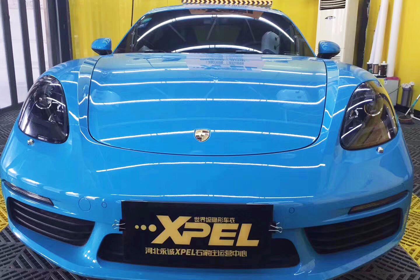 保时捷718贴隐形车衣，美国XPEL专车专用