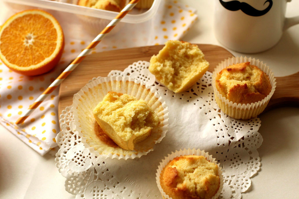 西西里橙子蛋糕,很火的一款小蛋糕~比磅蛋糕松