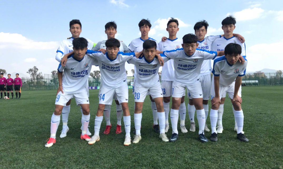 上海绿地申花U17梯队,获得2018年全国青少年