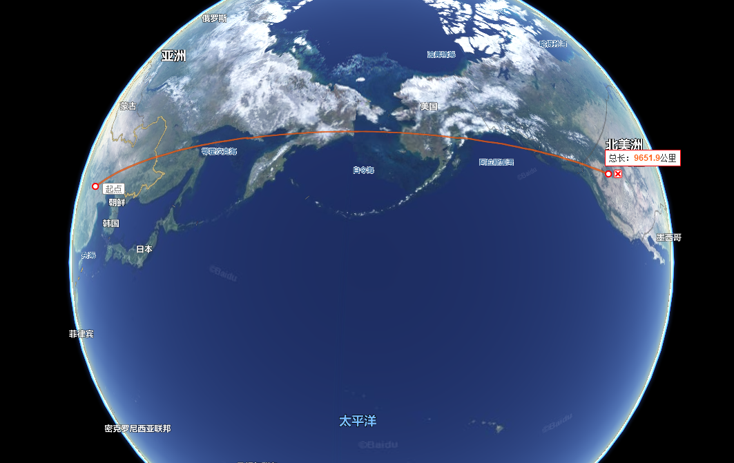 为什么美国直飞中国的航班,不经过太平洋,原