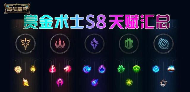 赏金术士 S8天赋汇总 第一期（其他英雄天赋后续更新哦）