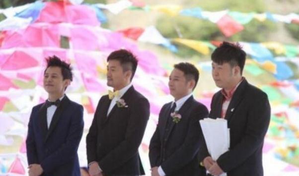 明星伴郎团阵容比拼: 黄晓明就很气派了, 看到陈小春我沉默了