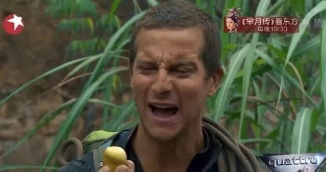 生吃动物内脏的贝爷在中国吃了一口皮蛋之后, 他哭了!