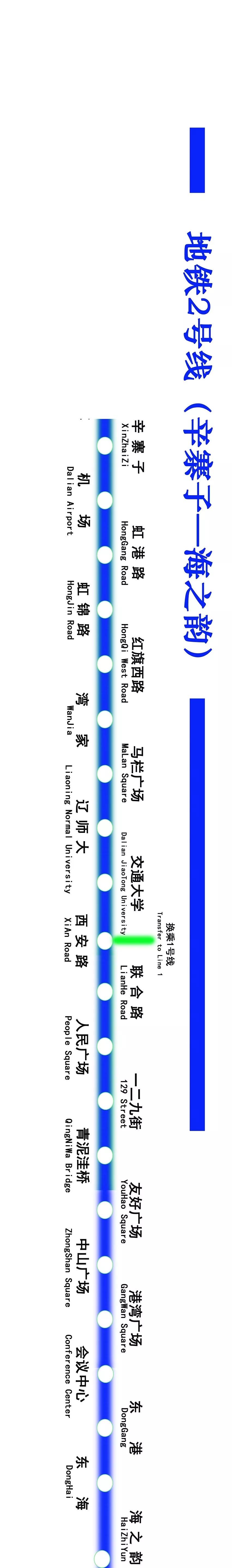 大连地铁2号线辛寨子站后天开通!之前一直未开是因为