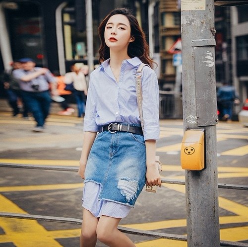 夏季半身裙怎么搭配好看 气质半裙搭配图片示