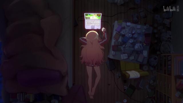 这部动漫的主人公因沉迷网游从天使堕落成恶魔，然后就开始家里蹲