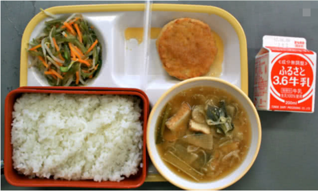 中日韩三国学生午餐对比:韩国午餐看上去最好